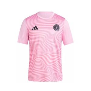 Adidas Lionel Messi Inter Miami CF Performance Shirt Men's Size L Pink JJ2590